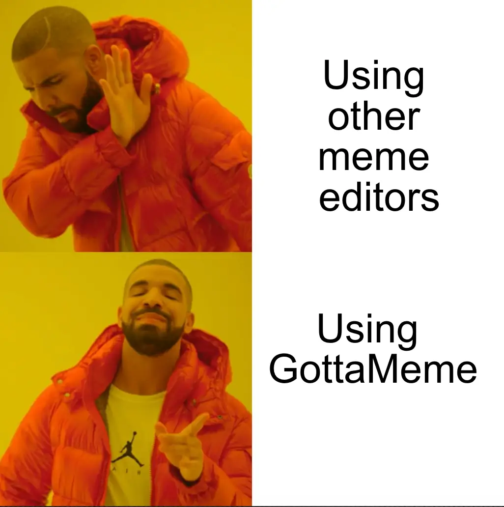 Drake Hotline Bling meme template thumbnail