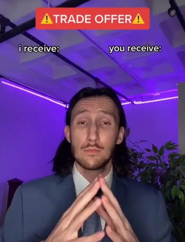Trade Offer meme template thumbnail
