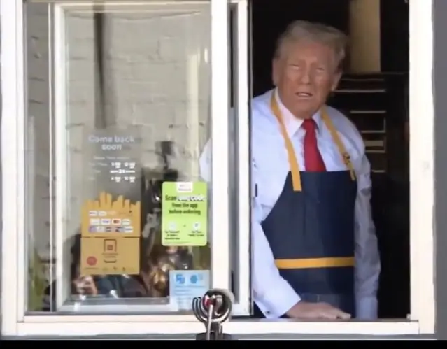 Trump McDonald's meme template thumbnail